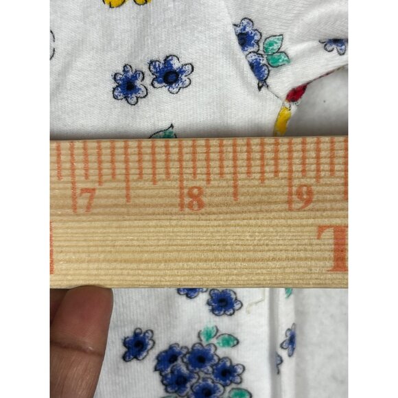 Baby T-Shirt With Cute Bees & Floral Print 12M By Pipiniko 100% Cotton - Picture 6 of 7